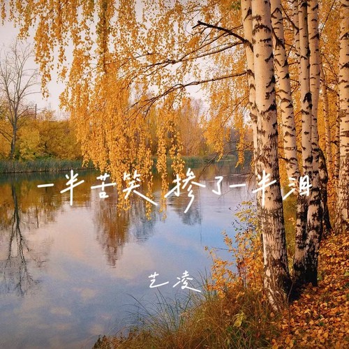 一半苦笑掺了一半泪